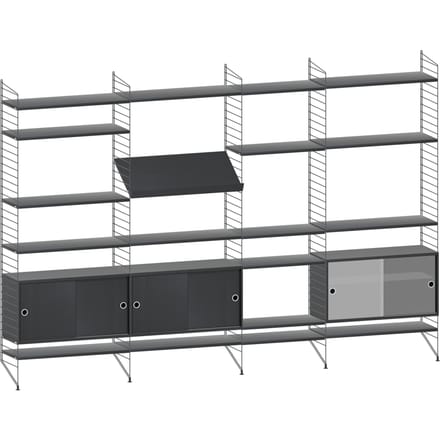 String Furniture - Rekcombinatie 5 - zwart