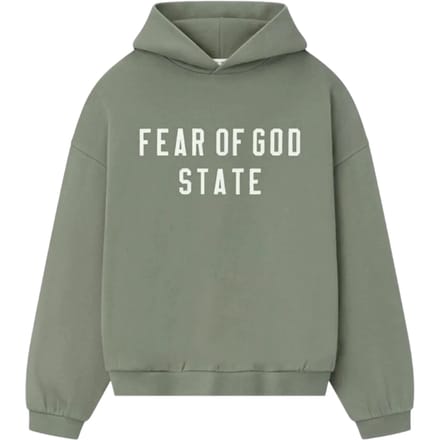 Fear of God Essentials 90s Hoodie Moss