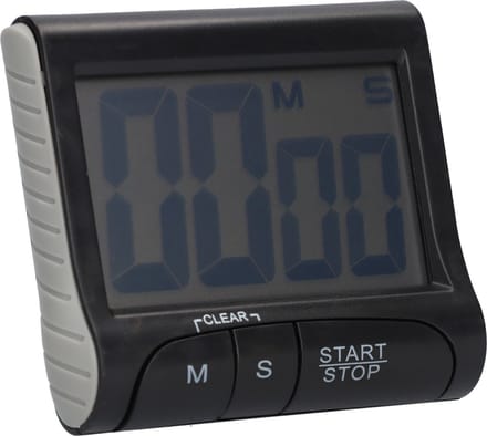 Timer - Stopwatch - Digitale timer - Elektronische kookwekker - Multifunctionele keuken timer - Met alarm - Zwart
