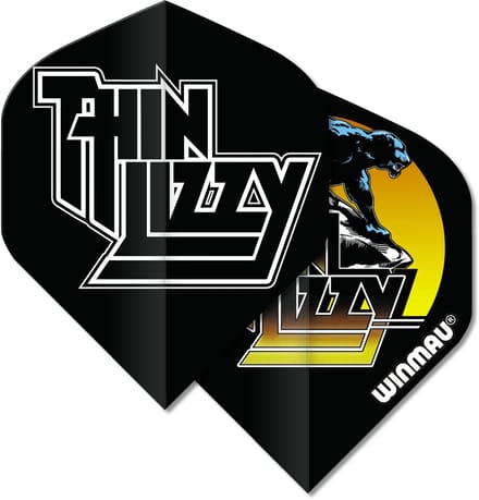 Winmau Thin Lizzy Black - Dart Flights