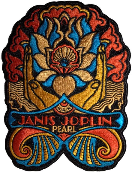 Janis Joplin - Pearl Nouveau Patch - Multicolours