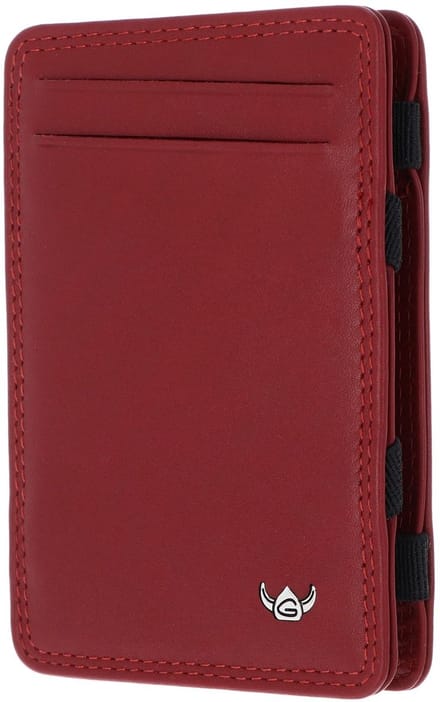 Golden Head Leren kaarthouder Polo RFID Protect Wunder-Börse 4044 Rot donkerrood