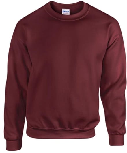 Gildan - Heavy Blend Unisex Sweater - Maroon maat 3XL