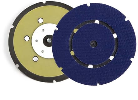 HAMACH Steunpad 150mm HARD met 6+1 gaten voor schuurmachine met 5/16 aansluiting