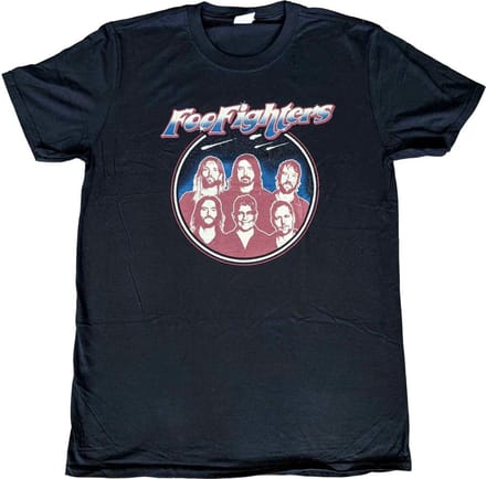 Foo Fighters - Classic Photo Heren T-shirt - S - Zwart