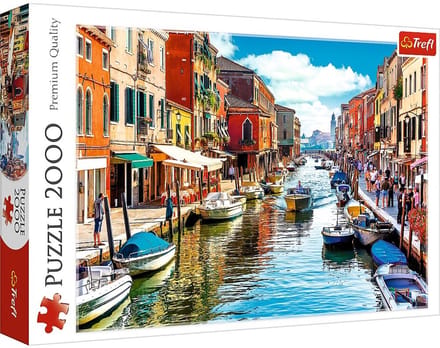 Trefl - Wyspa Murano - 2000 Stukjes Puzzel - Hoge Kwaliteit - Ecologisch