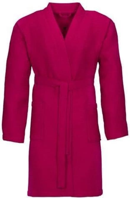Vossen Badjas Comfort Line ROM - Pique Crandberry M - Sauna Badjas