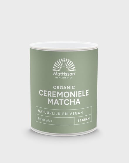 Mattisson - Biologisch Matcha Ceremonie poeder - 35 gram
