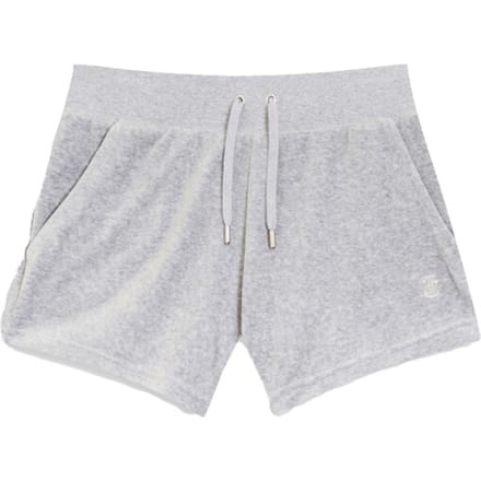 Juicy Couture Classic Velour Short With Back Pocket GRIJS - Maat M