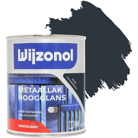 Wijzonol Metaallak Hoogglans - Koningsblauw - 750 ml