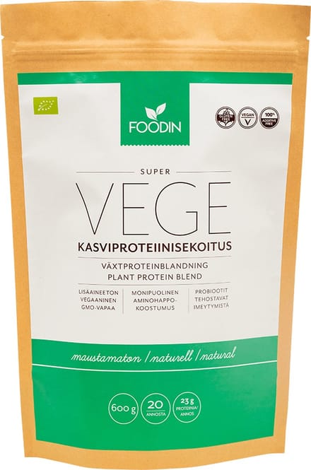 Biologische Vegan Eiwitpoeder 600g-Foodin