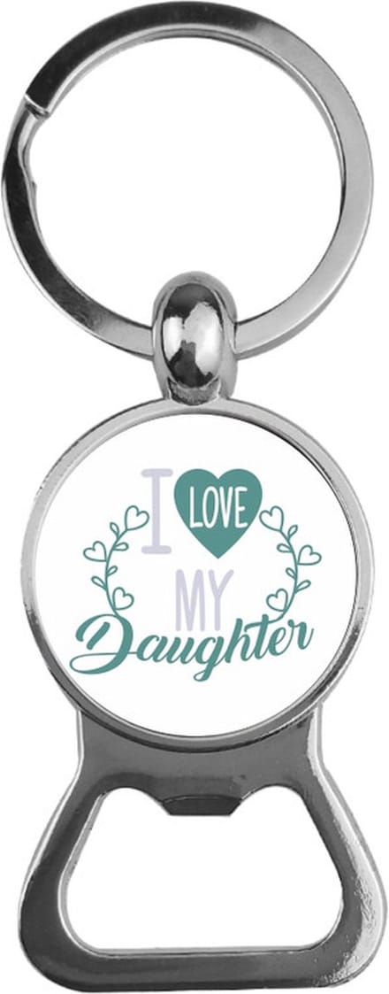 Bieropener Glas - I Love My Daughter