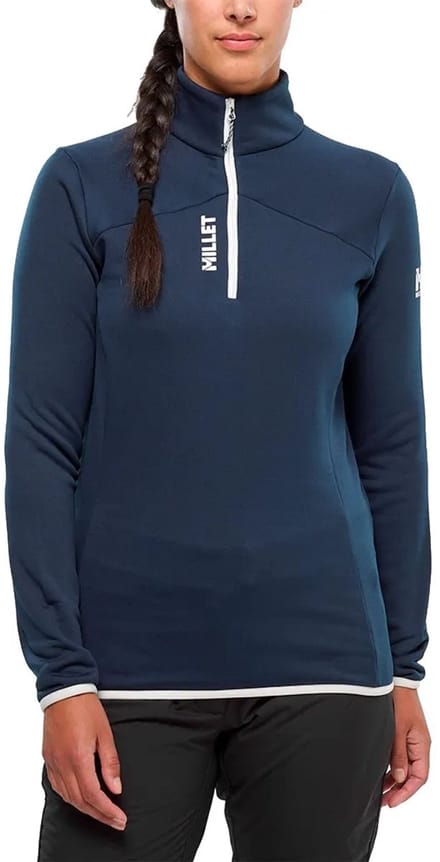 Millet Seneca Fleece Met Halve Rits Blauw M Vrouw