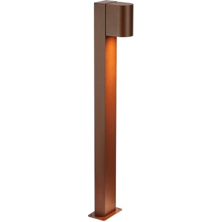 Markslöjd LED tuinpadverlichting Alor, bruin, IP65, hoogte 75 cm, dimbaar