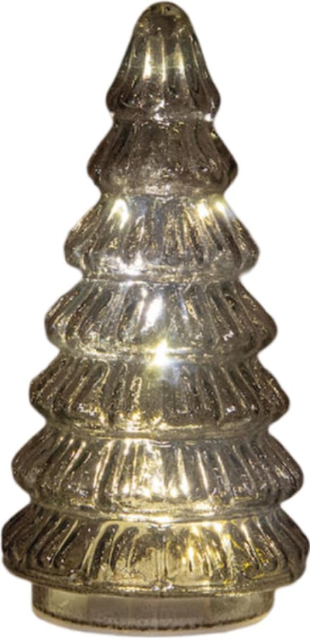 Anna's Collection - Kerstboompje glas 10led op batterij met timer 1...