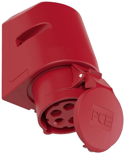 PCE 115-6R CEE-wandcontactdoos 16 A 5-polig 400 V 1 stuk(s)