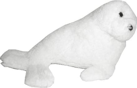 Pluche Zeehond Wit 15cm