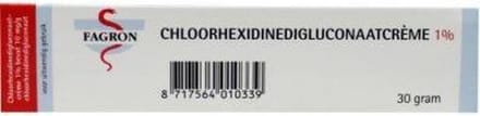 Chloorhexidine 1% Creme Digluconate - 30G Fagron desinfectiemiddel