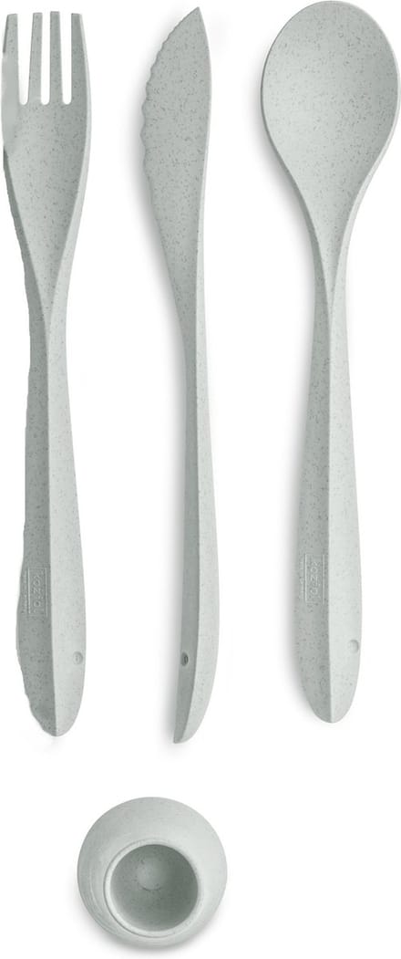 Koziol Bestekset Tulip 22,5 Cm Thermoplast Grijs 4-delig