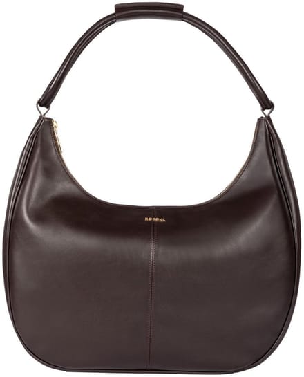 ROECKL Leren schoudertas Solea Shoulderbag Coffee donkerbruin