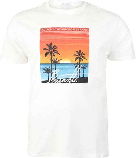 Brunotti Leeway Heren T-shirt | Sneeuw - L