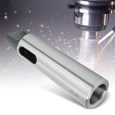 Taper Verloopadapter Boorhuls Zilver Hoge Hardheid Slijtvastheid MT5 naar MT4