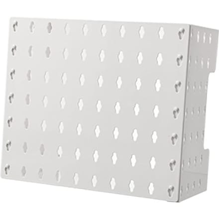 Pegboard Wandgemonteerde Display Multifunctioneel Ponsvrij Opbergrek Gas Waterverwarmer Pijpafdekking white