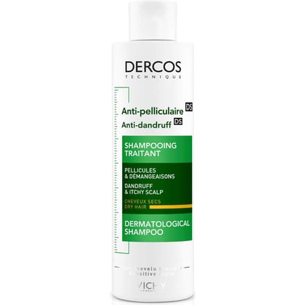 Vichy Dercos Technique Anti-Roos DS Shampoo - Droog Haar - Seleniumdisulfide en Salicylzuur - 200ml