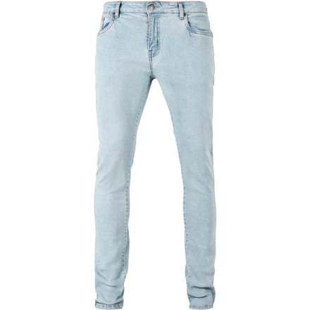 Urban Classics Broek Slim Fit -zipjeans, lichtere wassing