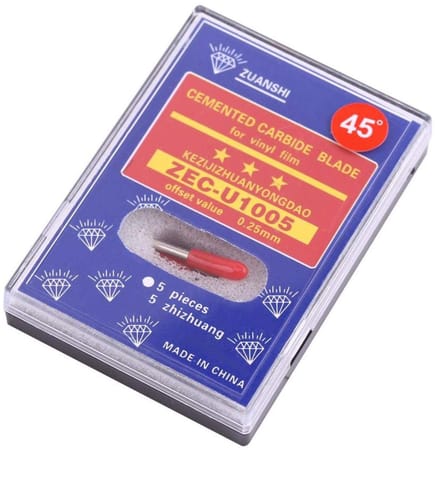 Allecto - Schneidmesser - Plotter Klingenhalter - 10 Stück - 45° - Snijbladen - Precisie snijden - Accessoire voor hobbyisten