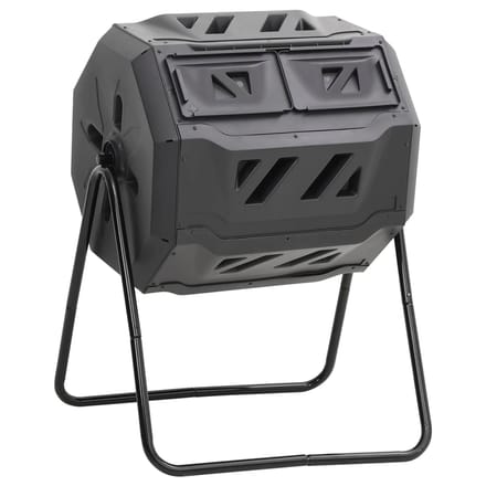 vidaXL - Compostbak - 160 - L - 73x64x95 - zwart