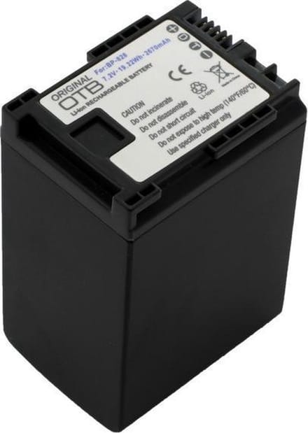 OTB Accu Batterij Canon BP-827 / Canon BP-828 - 2670mAh