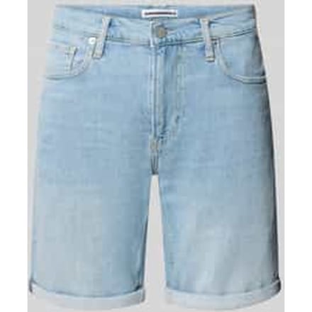 slim fit korte jeans van katoenmix model 'NAAILO'