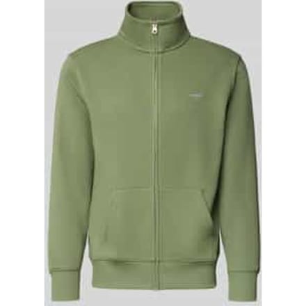 Regular Fit sweatvest met opstaande kraag model 'Gield'