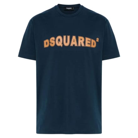DSquared2 Heren Logo Cool Fit T-shirt (Blauwe Marine)