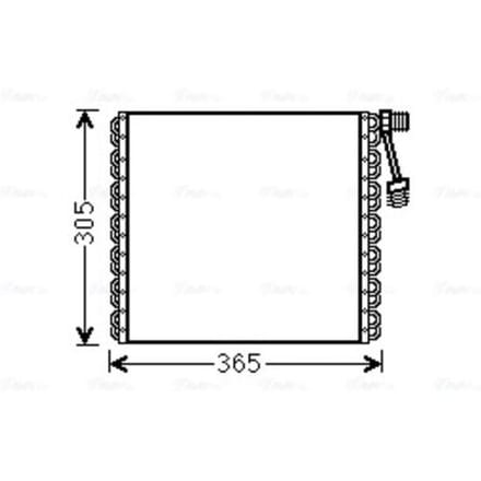 Condensator, airconditioning HIGHWAY AUTOMOTIVE 40113001
