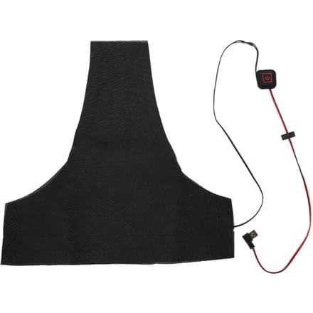 Winter Verwarmd Legering Vezel Verwarming USB Rugkussens Elektrisch Waterdicht Warm Kledingset black