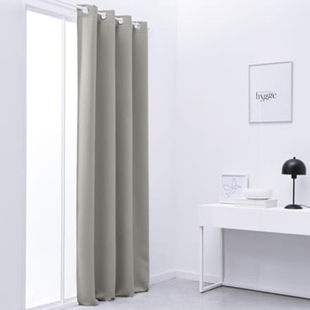 Gordijnen, vitrages, jaloezieën Today Rideau Occultant 140/240 Polyester TODAY Essential Dune