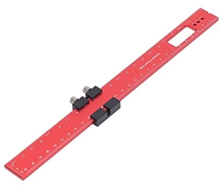 Allecto - Houtbewerkingsliniaal - Aluminium Pocket Liniaal - Precisie