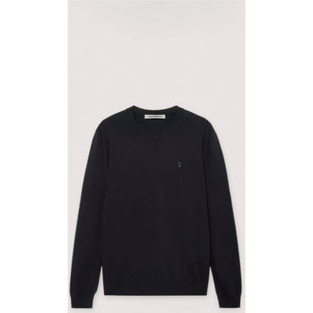 gebreide man blauwe marine