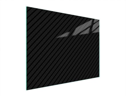 TMK ArtDeko - Snijplank - Zwart - Glas - 52x40 cm