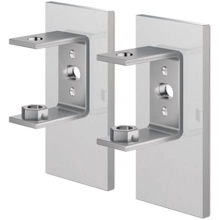 ZACK LINEA wall mount set of 2, for adhesive mounting, matt 40396