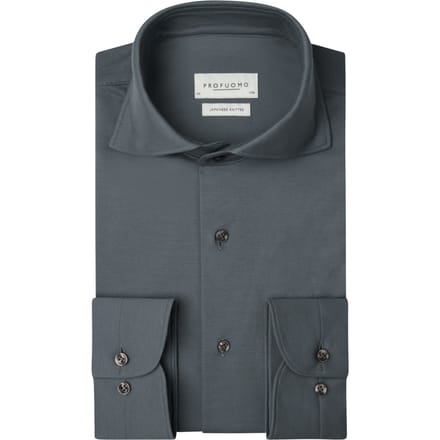 Profuomo Ppxh100320 Lange Mouw Overhemden Blauw Ppxh100320