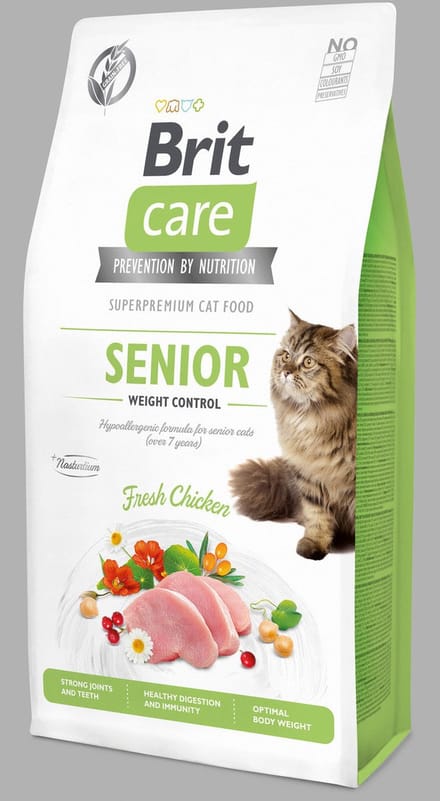 Brit Care Senior Weight Control Kip - Kattenvoer - 7 kg