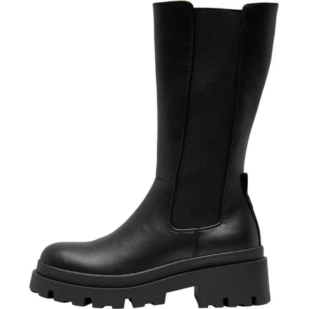 Only Laarzen - ONLDOJA-5 PU LONG BOOT - NOOS - EU36 tot EU41 - voor Vrouwen - zwart