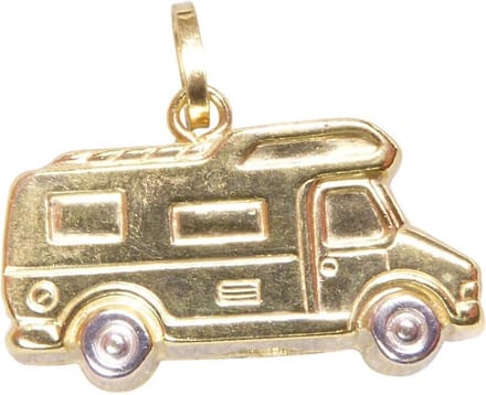 Gouden caravan hanger