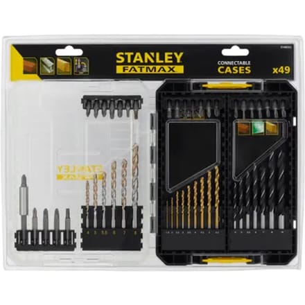 Stanley Boor- En Bitset - Fatmax - Voor Hout/metaal/steen - 25/50mm - 49-delig