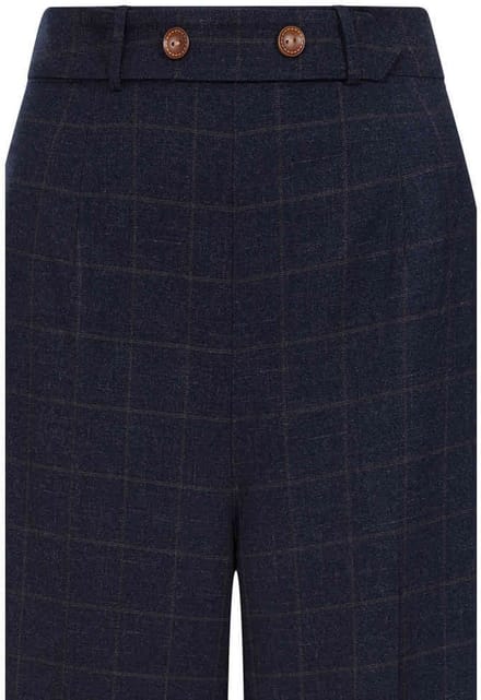 Banned - Bonnie Wijde broek - XL - Donkerblauw