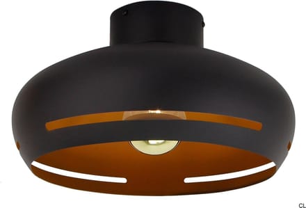 Chericoni Striscia Plafondlamp - 1-lichts - Ø35 cm - Goud, Zwart