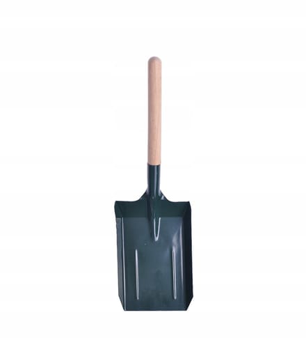 Kolen schep CO middel, metaal met houten steel